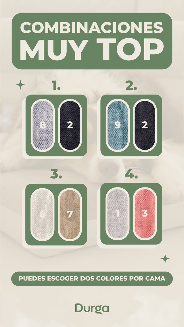 Combinaciones de colores Durga